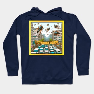 funny Cicadageddon Invasion Tour 2024 Hoodie